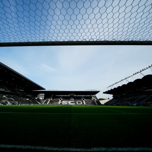 General View of Stade Raymond KOPA during the Ligue 1 Uber Eats match between Angers and Paris on April 21, 2023 in Angers, France. (Photo by Hugo Pfeiffer/Icon Sport)   - Photo by Icon Sport